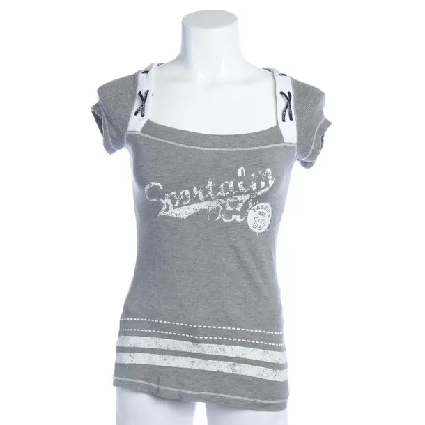 Shirt in Grau, Baumwolle, Sportalm