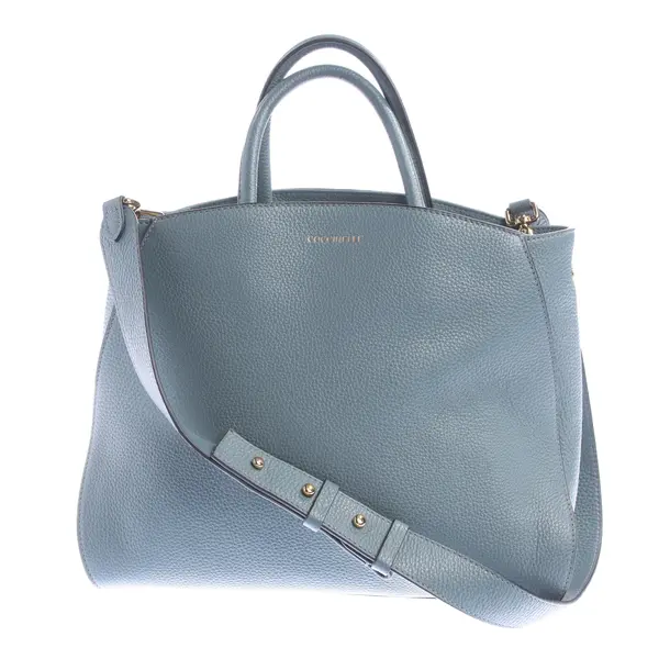 Handtasche in Blau, Leder, Coccinelle