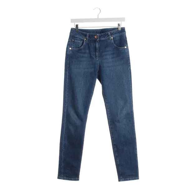 Jeans Skinny in Blau, Baumwolle, Brunello Cucinelli