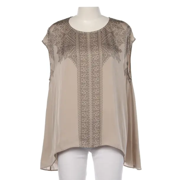 Blouse in Brown, Silk, Repeat