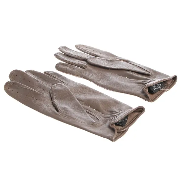 Lederhandschuhe in Braun, Leder, Roeckl