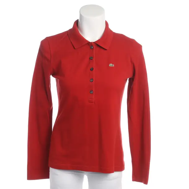Long Sleeve Shirt in Red, Cotton, Lacoste