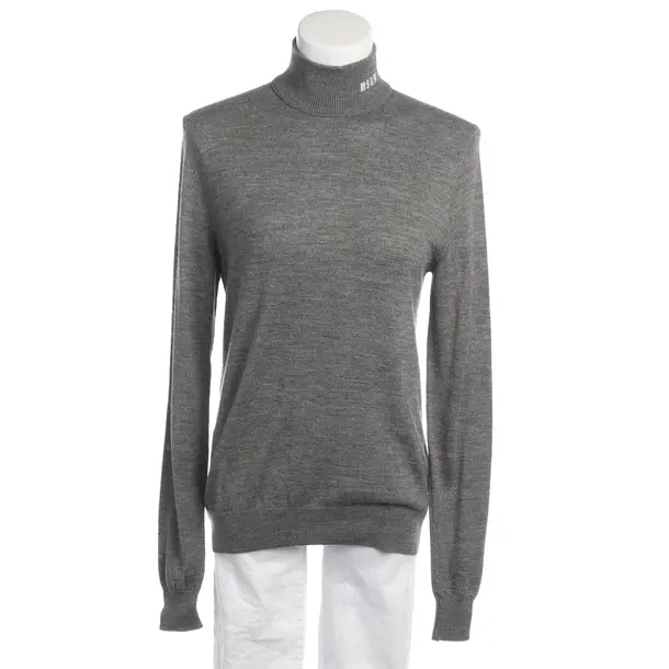 Jumper in Gray, Wool, MSGM