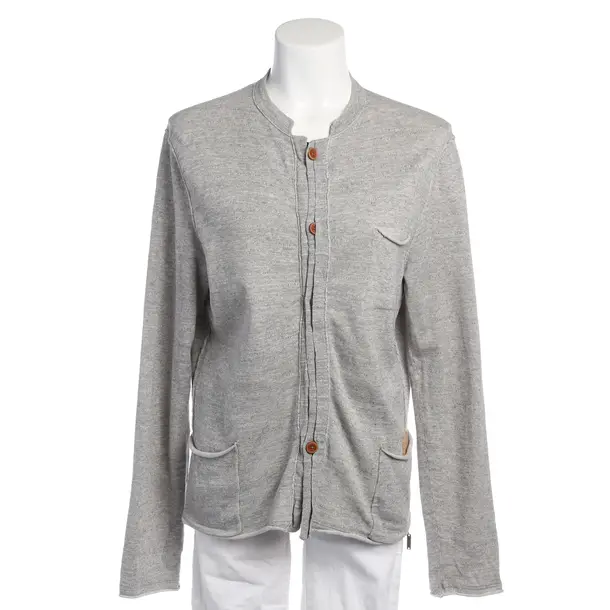 Strickjacke in Grau, Baumwolle, Hugo Boss Orange