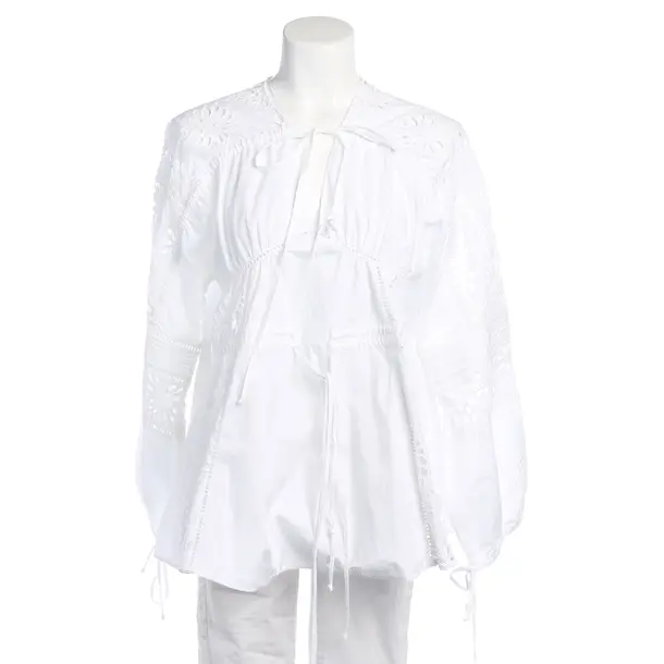 Blouse in White, Cotton, Hugo Boss