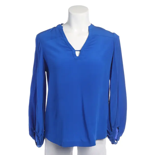 Bluse in Blau, Seide, Diane von Furstenberg