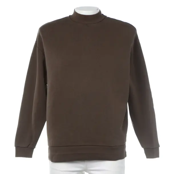 Sweatshirt in Brown, Cotton, Closed