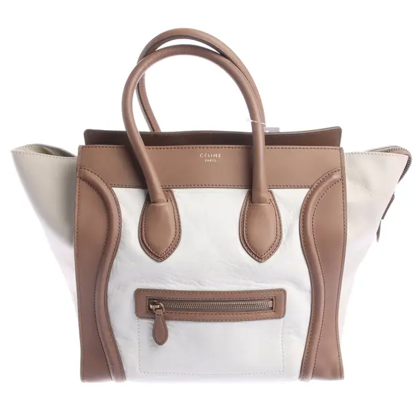 Handbag in Brown, Leather, Céline