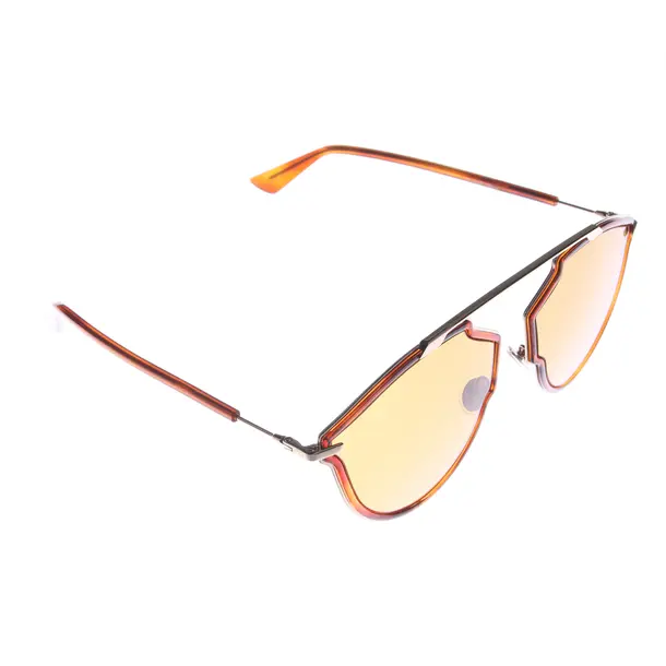 Sonnenbrille in Orange, Kunststoff / Metall, Dior