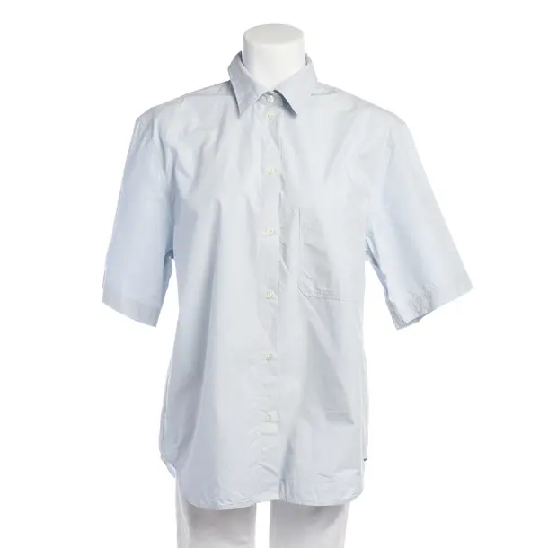Bluse in Blau, Baumwolle, Totême