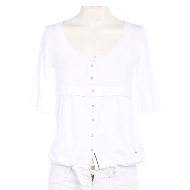 Bluse in Weiß, Baumwolle, Marc Cain Sports