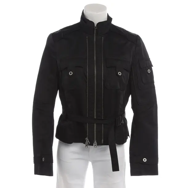 Mid-Season Jacket in Black, Cotton, Steffen Schraut