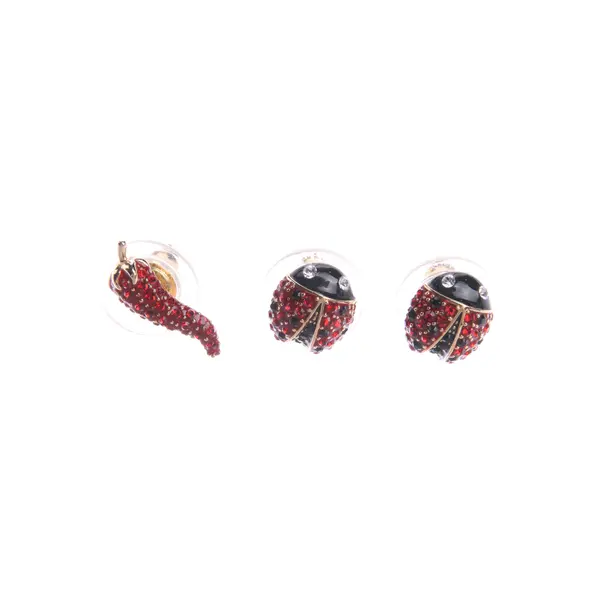 Ohrringe in Mehrfarbig, Metall (metallisch, metallisiert), Swarovski