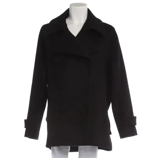 Mid-Season Jacket in Black, Wool, Steffen Schraut