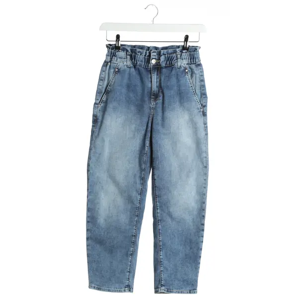 Boyfriend Jeans in Blue, Cotton, Raffaello Rossi