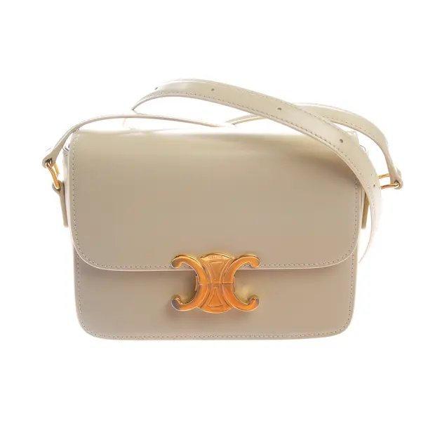 Schultertasche, in Beige, Leder, Céline