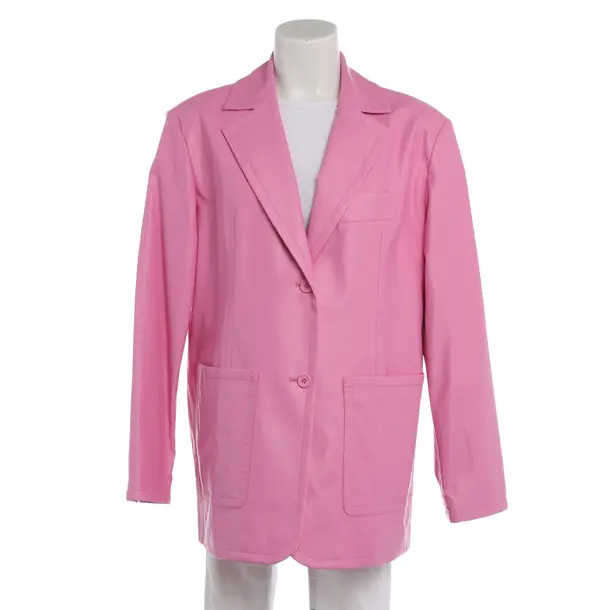 Blazer in Pink, Polyurethane, Stand Studio