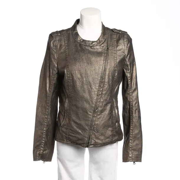 Mid-Season Jacket in Metallic, Cotton, Drykorn