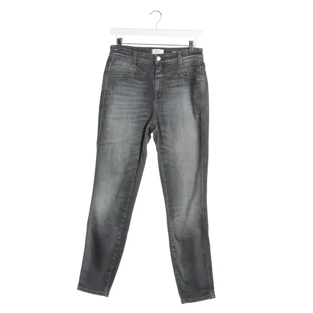 Jeans Slim Fit in Grau, Baumwolle, Closed