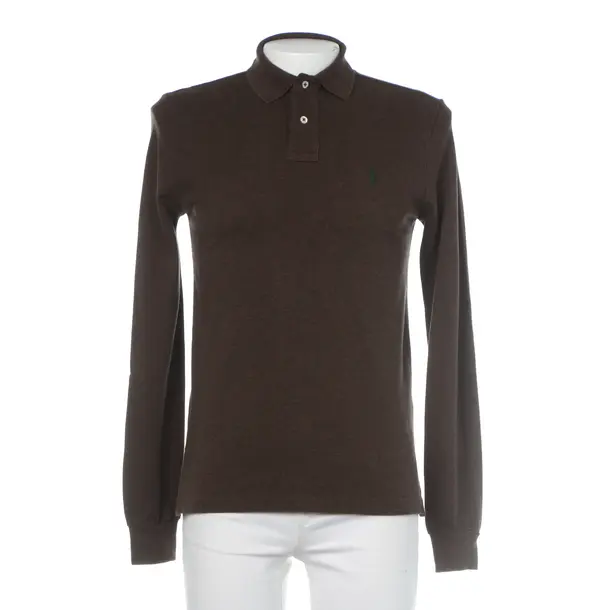 Long Sleeve Shirt in Brown, Cotton, Polo Ralph Lauren
