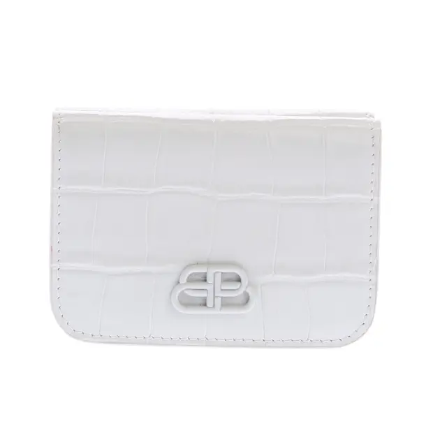 Wallet in White, Leather, Balenciaga