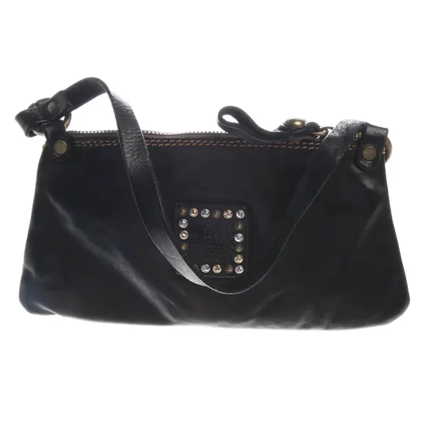 Shoulder Bag in Black, Leather, Campomaggi
