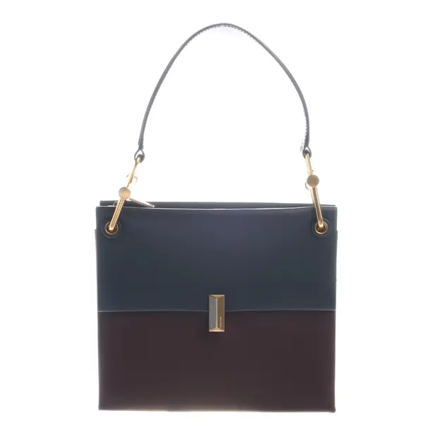 Shoulder Bag in Blue, Leather, Hugo Boss