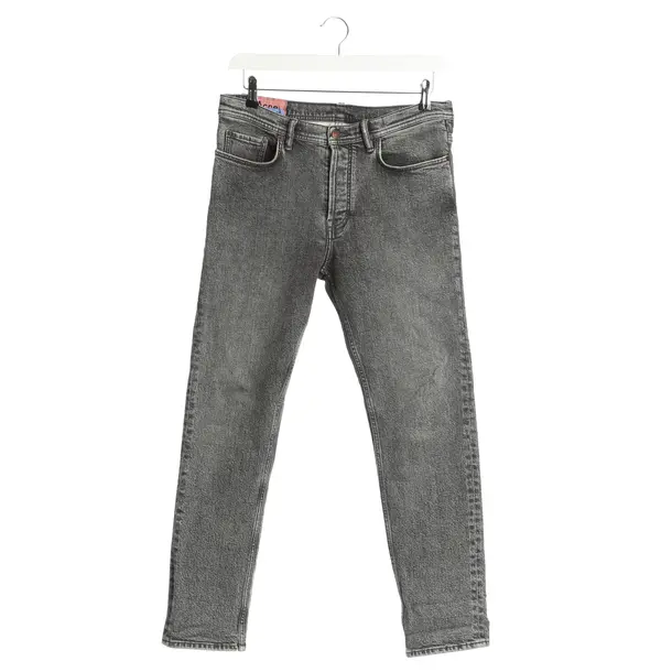 Straight Fit Jeans in Gray, Cotton, Acne Studios