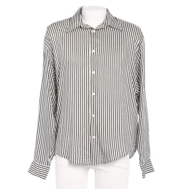 Bluse in Grau, Viskose, Ami Paris