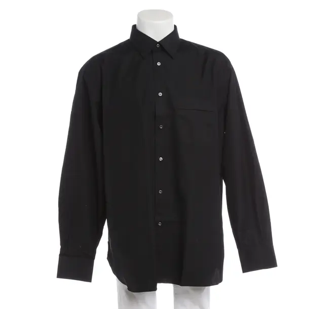 Hemd in Schwarz, Baumwolle, Brioni