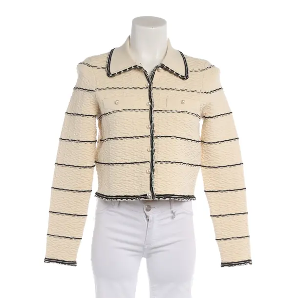 Strickjacke in Weiß, Viskose, Sandro