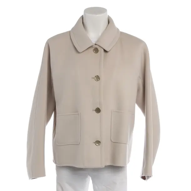 Mid-Season Jacket, in Light Gray, Cotton, Max Mara