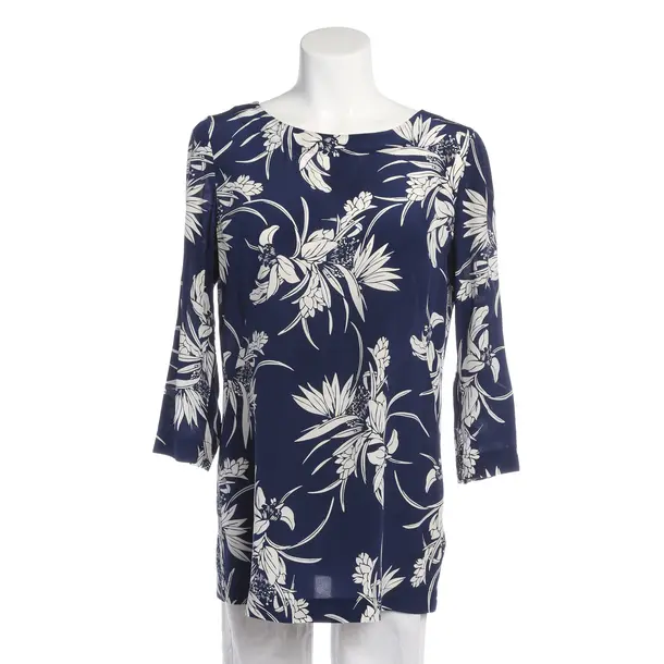 Bluse in Blau, Seide, Escada