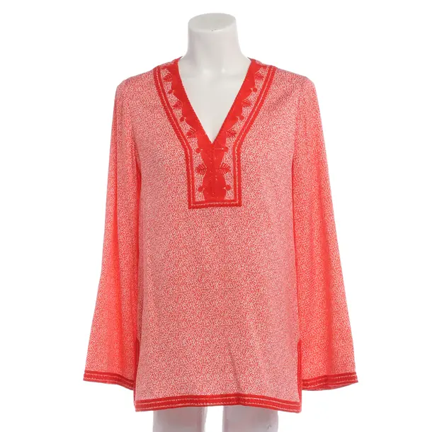 Blouse in Red, Silk, Tory Burch