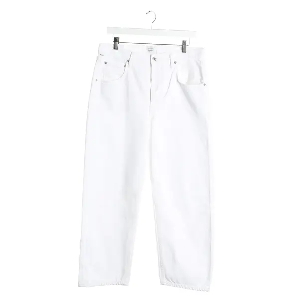 Jeans Flared in Weiß, Baumwolle, Citizens of Humanity