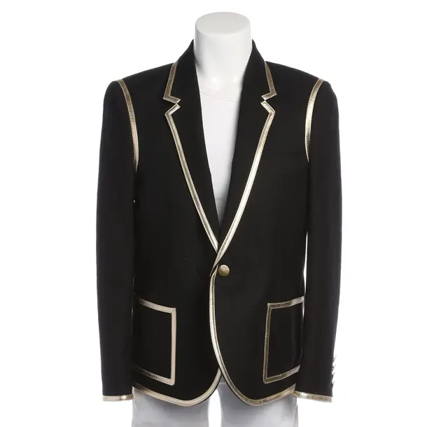 Blazer in Schwarz, Wolle, Saint Laurent