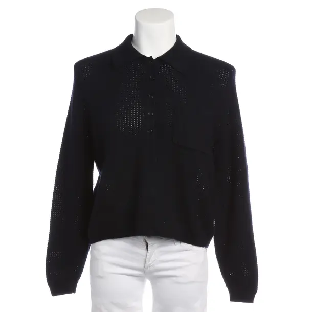 Strickjacke in Blau, Wolle, Allude