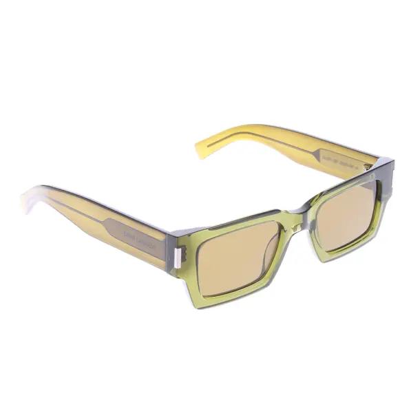 Sunglasses in Green, Synthetic, Saint Laurent