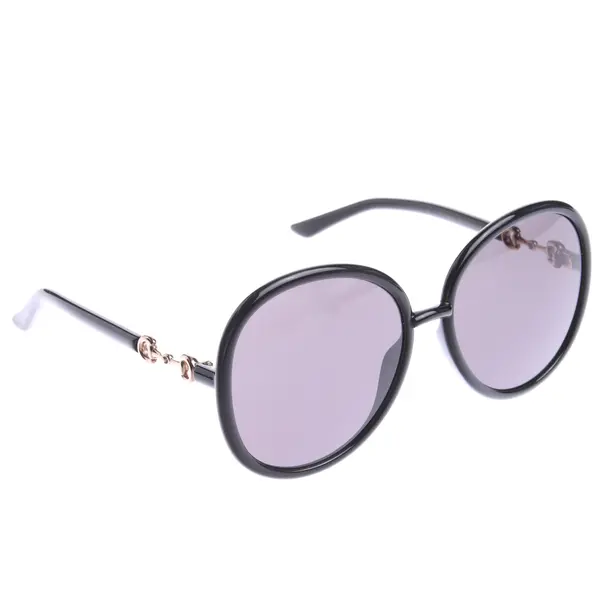 Sonnenbrille in Schwarz, Kunststoff, Gucci