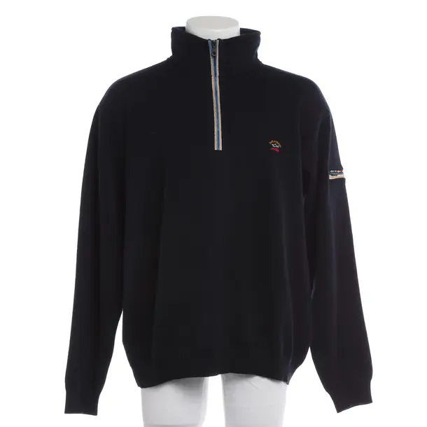 Pullover in Blau, Wolle, Paul & Shark