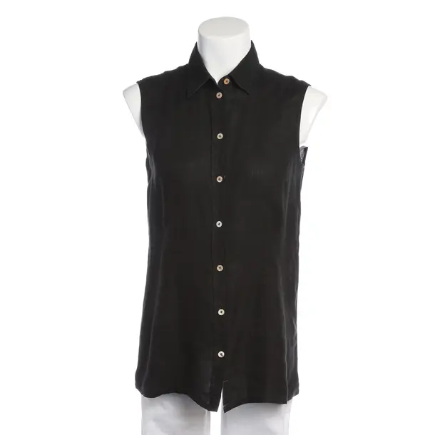 Blouse in Black, Cotton, Van Laack