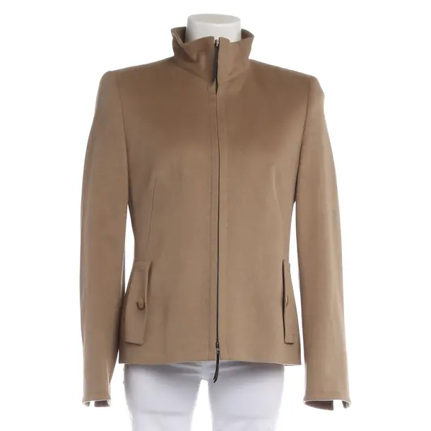 Mid-Season Jacket in Brown, Wool, Akris