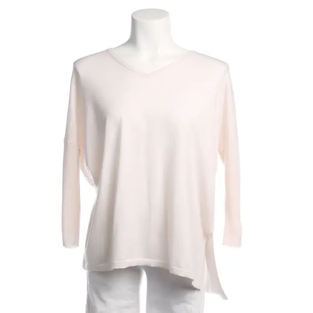 Jumper in White, Wool, Hemisphere