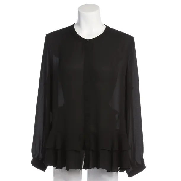 Bluse in Schwarz, Polyester, Steffen Schraut