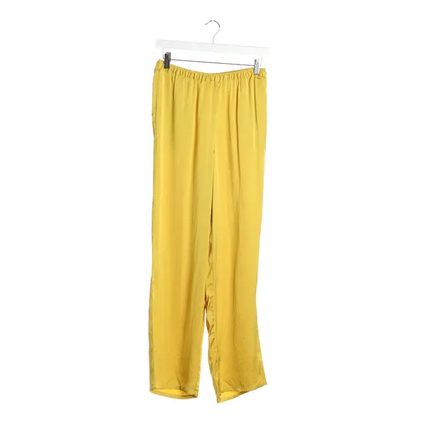 Pants in Yellow, Viscose, American Vintage