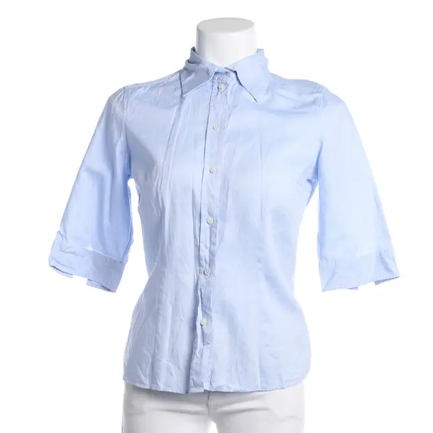 Bluse, in Hellblau, Baumwolle, Van Laack