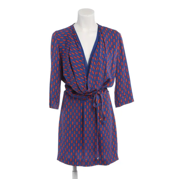 Kleid in Blau, Seide, Diane von Furstenberg