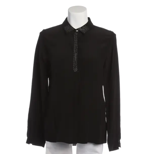 Bluse in Schwarz, Seide, Mrs & Hugs