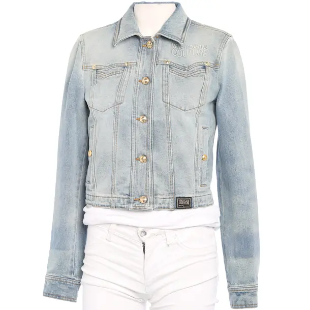 Jeansjacke in Blau, Baumwolle, Versace Jeans Couture