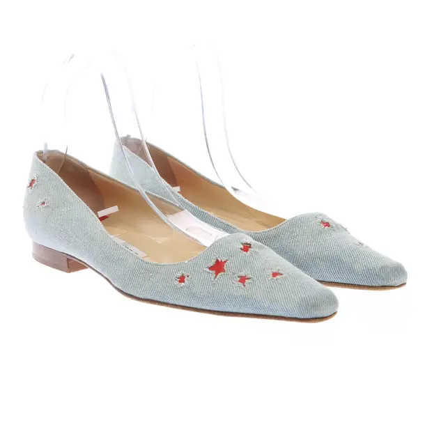 Ballerinas in Blau, , Jimmy Choo